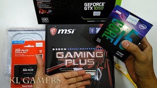 intel Core i5 9400F msi B360M GAMING PLUS Sandisk SSD PLUS msi GTX 1050 AERO ITX Build