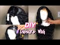 DIY CLOSURE WIG ✨| (Beginners friendly ) (easy ) | Tinashe Hair