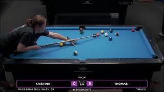KRISTINA vs THOMAS - PHIL'S BAR & GRILL - TABLE 2 | EvoSports