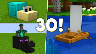 Minecraft: 30+ Mini Build Hacks!