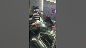 How to window tint #asmr #automobile #satisfying #tiktok