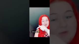 White girl gets rejected by every race Tik Tok