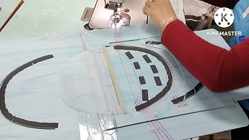 Làm rập cải tiến tra bán nguyệt cổ áo thun đơn giản