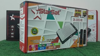 STARSAT SR-2025HD HEVC H.265 Supported Digital Satellite Receiver l Unboxing,Review l Urdu