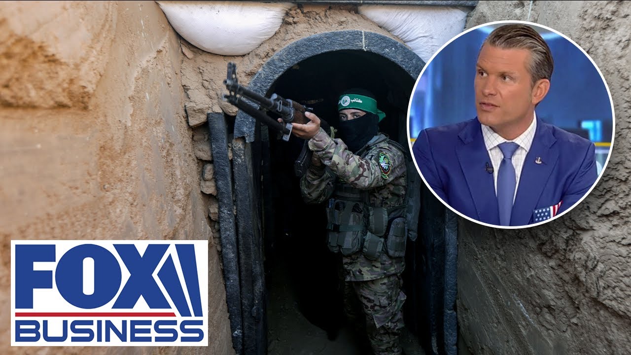 ‘IMMENSELY CHALLENGING’: Pete Hegseth on the difficulty of clearing Hamas tunnels