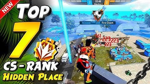 TOP 10 HIDDEN PLACES FOR CS RANK IN BERMUDA AFTER OB47 UPDATE | cs rank tips and tricks #freefire