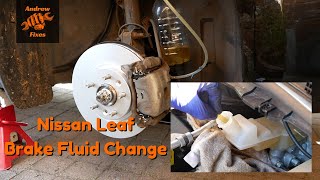 Nissan Leaf brake fluid change - how to guide