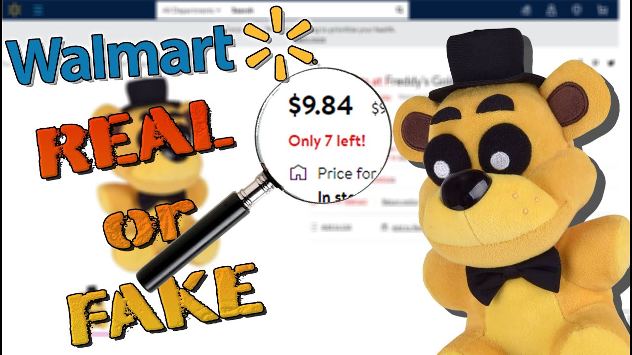 Did you know about Hyper-fake bootlegs!? One of these #GoldenFreddy pl, Plushies