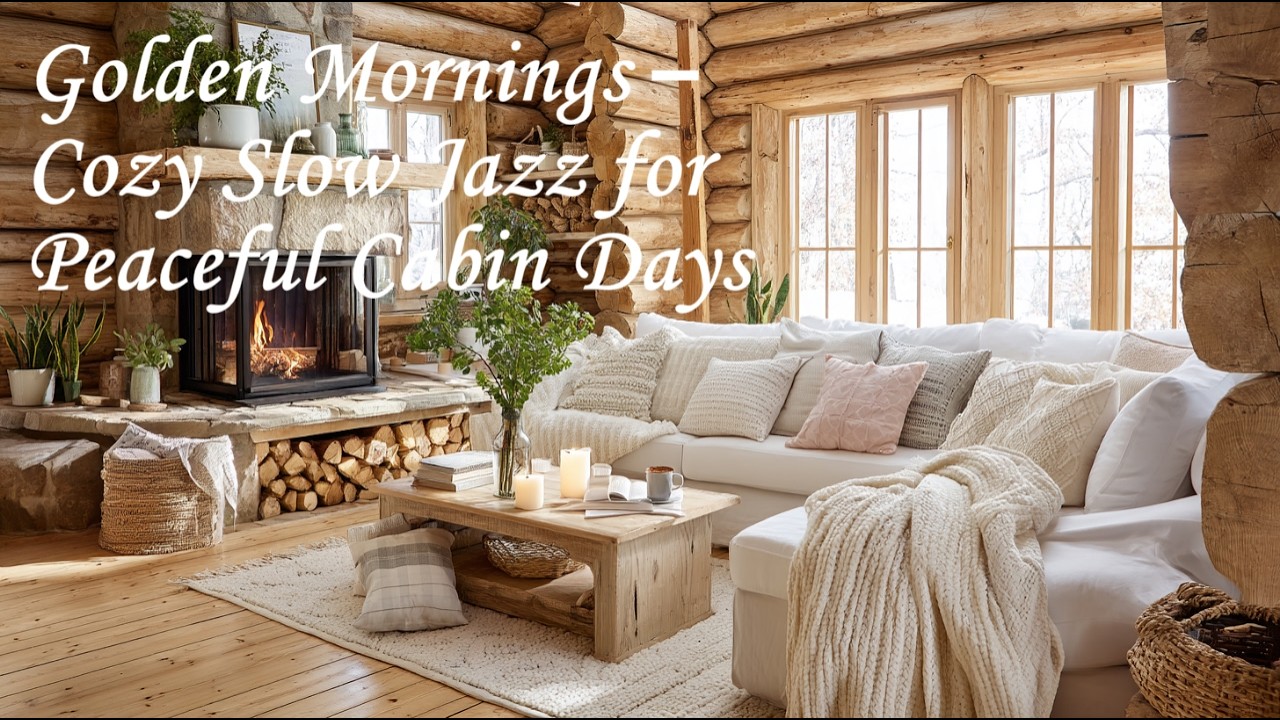Golden Mornings – Cozy Slow Jazz for Peaceful Cabin Days