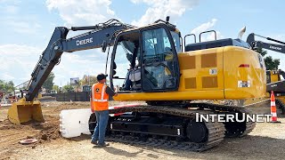 John Deere 160 PTier Midsize Hydraulic Excavator Demonstration at Utility Expo 2023