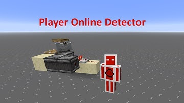 Minecraft Player Online Detector Tutorial | DerRotstein