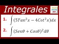 INTEGRALES TRIGONOMÉTRICAS - Ejercicios 5 y 6