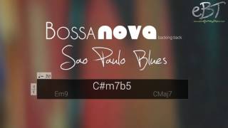 Video thumbnail of "BLUESY BOSSA BACKING TRACK IN E MINOR!"