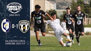 Calcio Eccellenza - Carbonia-Ossese 0-1 (Highlights)