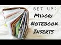 How To Set Up Traveler&#39;s Notebook (Midori) Inserts