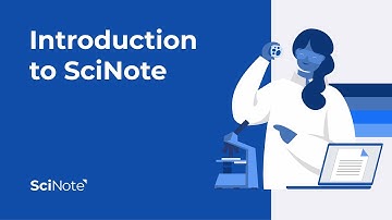 Introduction to SciNote and its main functionalities