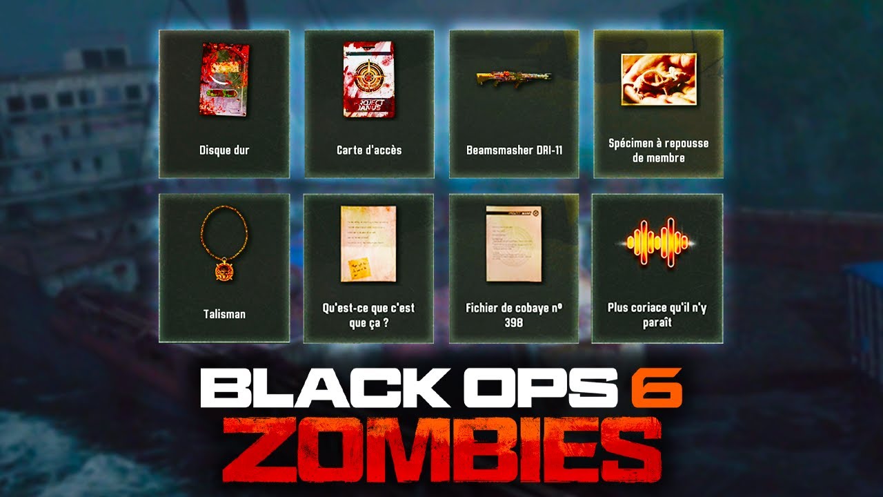 TROUVER TOUS les RENSEIGNEMENTS de TERMINUS de BLACK OPS 6 ZOMBIES