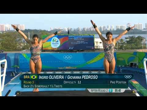 Rio 2016 🇧🇷 | Ingrid de Oliveira & Giovanna Pedroso |  Saltos Ornamentais #shorts