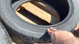 Tire Sidewall Comparison 215/45R17 vs 225/50R16 Indy500
