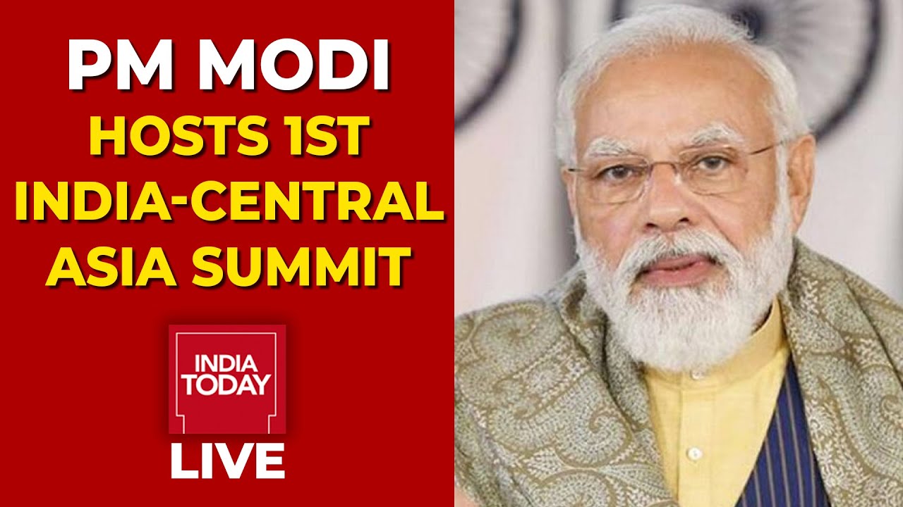 Pm modi live | pm modi hosts first india-central asia summit | india today  live