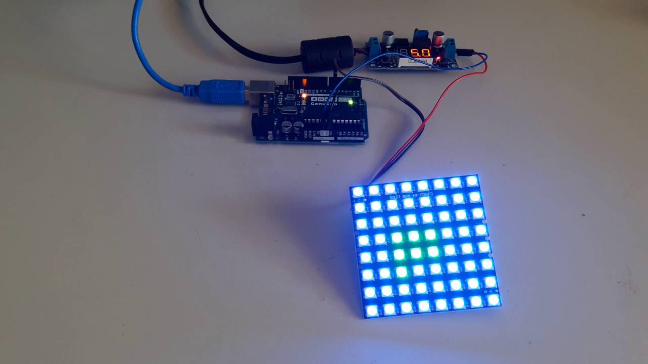 ARCELI Módulo de Placa de Desarrollo LED de 8 bits WS2812 RGB con Unidad de Color 