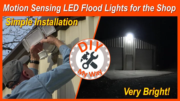 Motion Sensing LED Flood Lights for the Shop (#187)