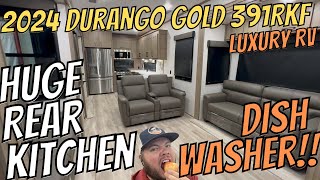 2024 Durango Gold 391RKF | Rear Kitchen RV | Luxury Living on Wheels!