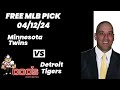 MLB Picks and Predictions - Minnesota Twins vs Detroit Tigers, 4/12/24 Free Best Bets & Odds