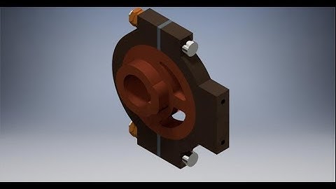 Eccentric | Autodesk Inventor | Part Design And Assembly