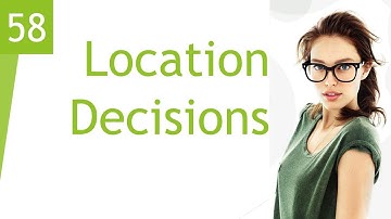 Location Decisions - IGCSE Business Studies