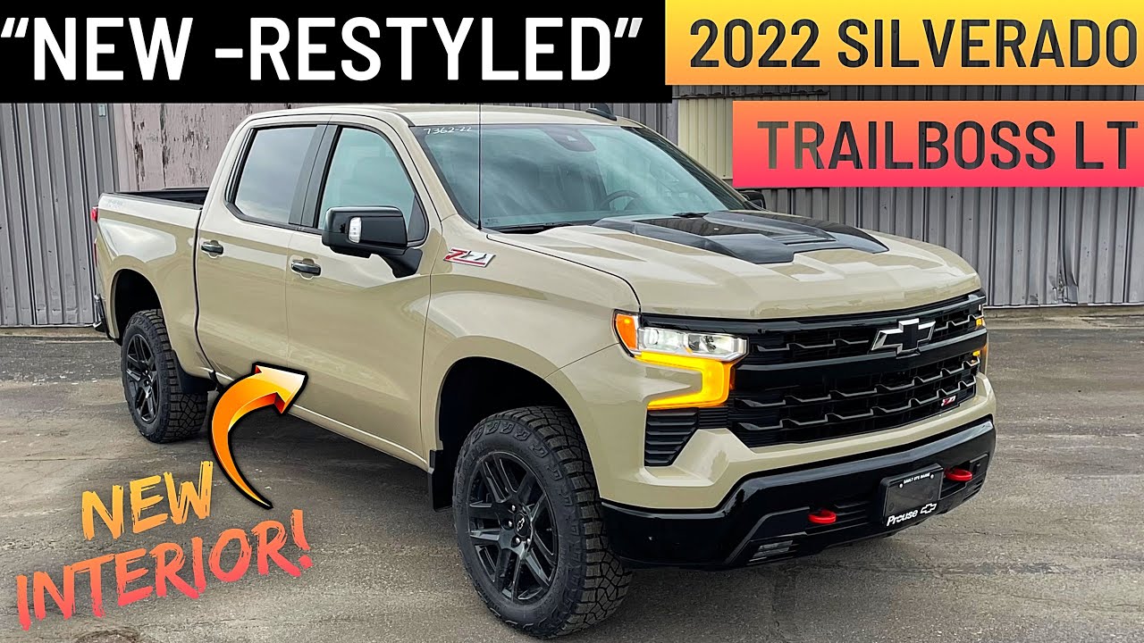 FIRST LOOK at the REFRESHED 2022 Chevrolet Silverado TrailBoss LT