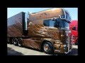 Scania R620 V8 Longline P.van den Blucke (STH) France interior - Black Amber replica (HD)