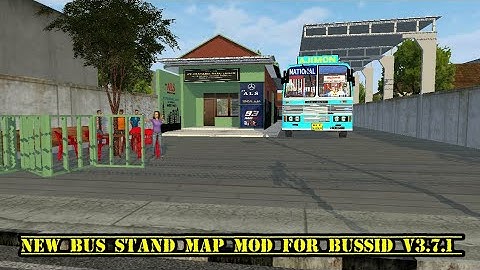 BUSSID NEW BUS STAND MAP MOD FOR v3.7.1