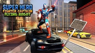 Super Captain Flying Robot City Rescue Mission | Flying Superhero Rescue Battle | Android GamePlay screenshot 2