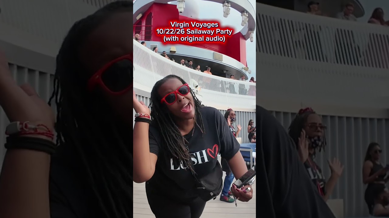 A sailaway like none other!  #virginvoyages #resilientlady