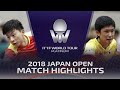 Ma Long vs Tomokazu Harimoto | 2018 Japan Open Highlights (1/4)
