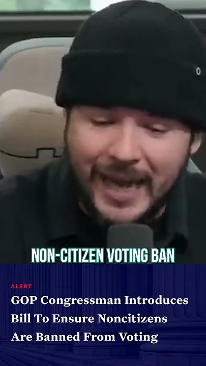 Dems Have To Support A Ban On Non Citizen Voting, Otherwise The Gov’t Will Shut Down #shorts