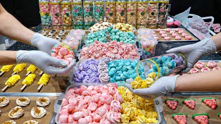 The process of making the most popular variety of meringue cookies in Korea - Korean street food