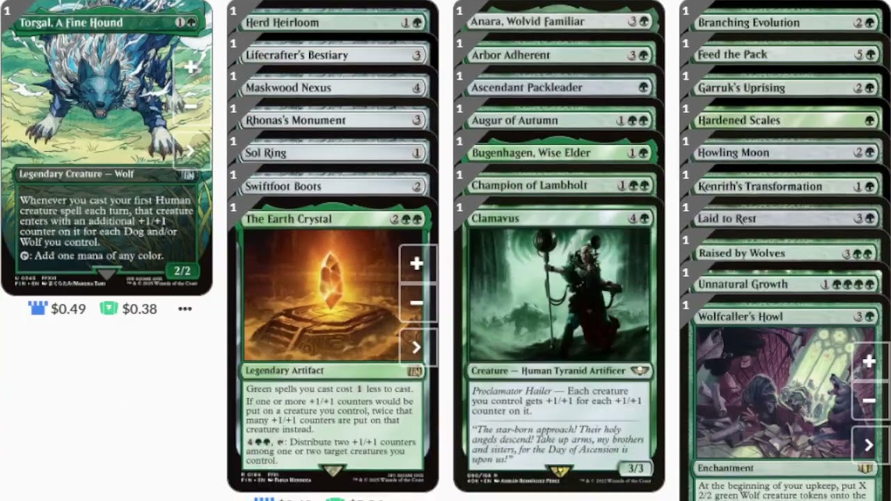 Torgal, a Fine Hound - MTG Final Fantasy Commander Deck Profile