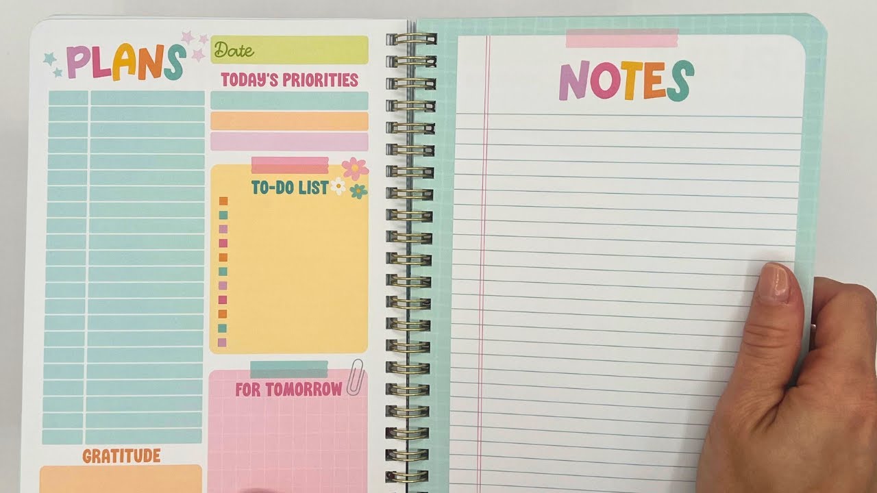 Hadley Designs Daily Planner Undated To-Do List for Managing Life Stress! ADHD Friendly Design!