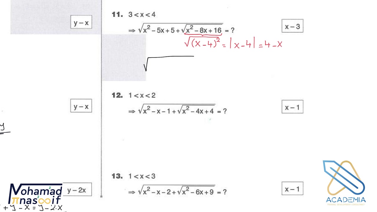 القيمة المطلقة 3 للمستجدين