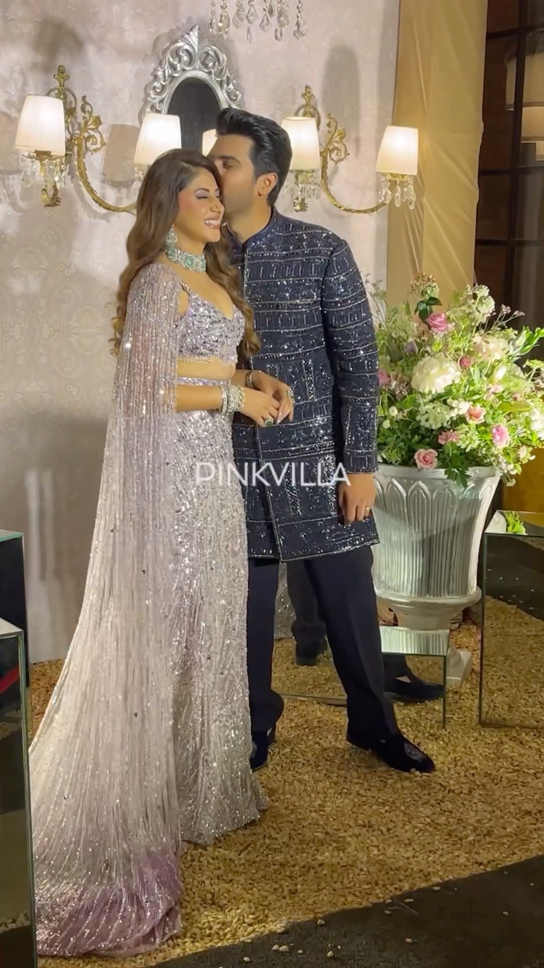 NEWLYWEDS Armaan Malik \u0026 Aashna Shroff’s FUN conversation with PAPS? | #shorts #couplegoals