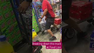 Breaking down at Food Lion today