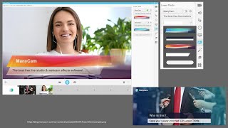 Want a better on screen visual presence in zoom meeting, then use the
free manycam which allows all sorts of goodies like lower thirds,
text, drawing, imag...