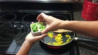 Day 2 - Green Onion And Pepper Omelette