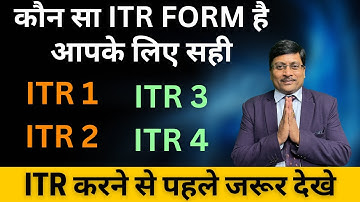 What is ITR 1 2 3 4 | ITR 1 2 3 4 meaning | How to choose itr forms | ITR kya hota hai | File ITR 1