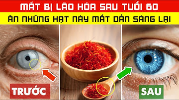 NGƯỜI CAO TUỔI: Ăn HẠT NÀY để bảo vệ MẮT và VÕNG MẠC một cách tự nhiên | Sức Khỏe Tuổi Vàng