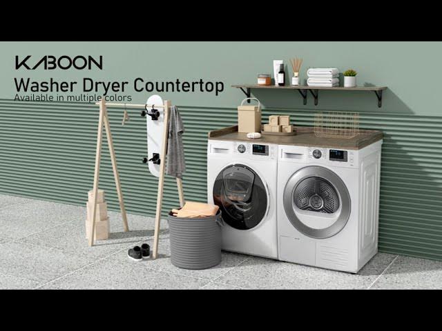 DIY Wood Laundry Room Countertop – Love & Renovations