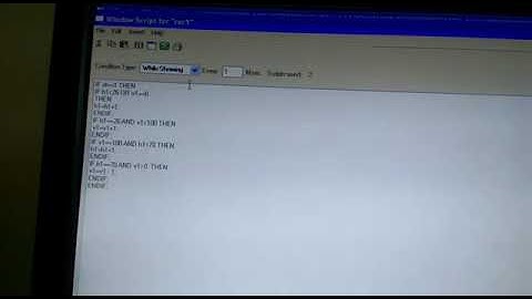 SCADA script of movement of  ball in square direction