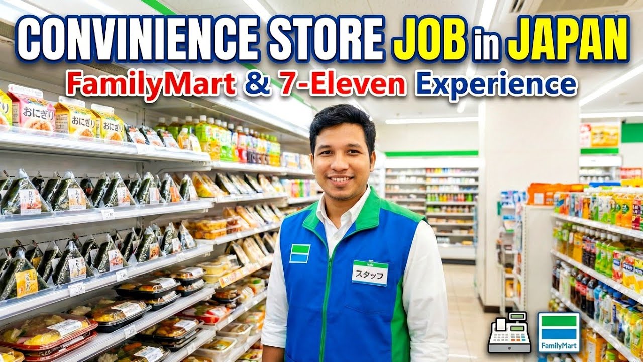 Japan Convenience Store Job Experience | Salary। Pressure। Reality🇯🇵